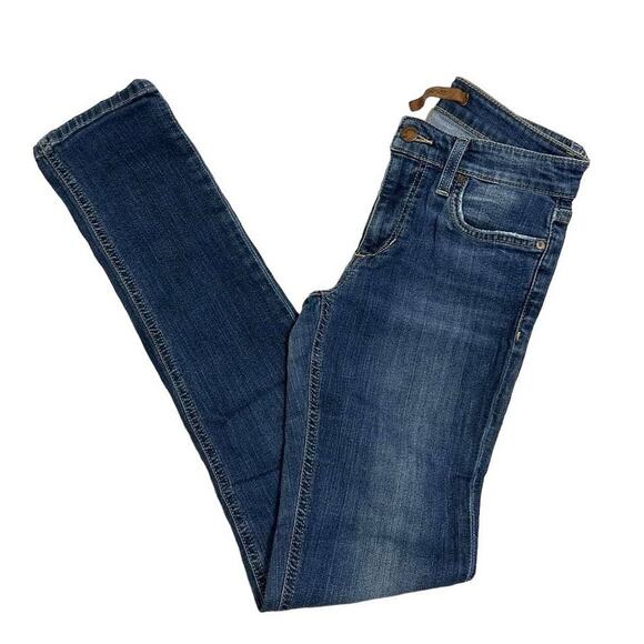 Joe's Jeans Women's Blue Mid-Rise Curvy Skinny Denim Jeans Size‎ 25 - Picture 1 of 6